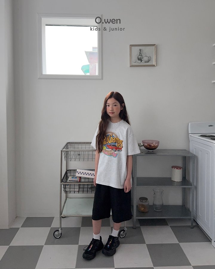 O Wen - Korean Children Fashion - #stylishchildhood - Curve Line Bermuda Pants - 10