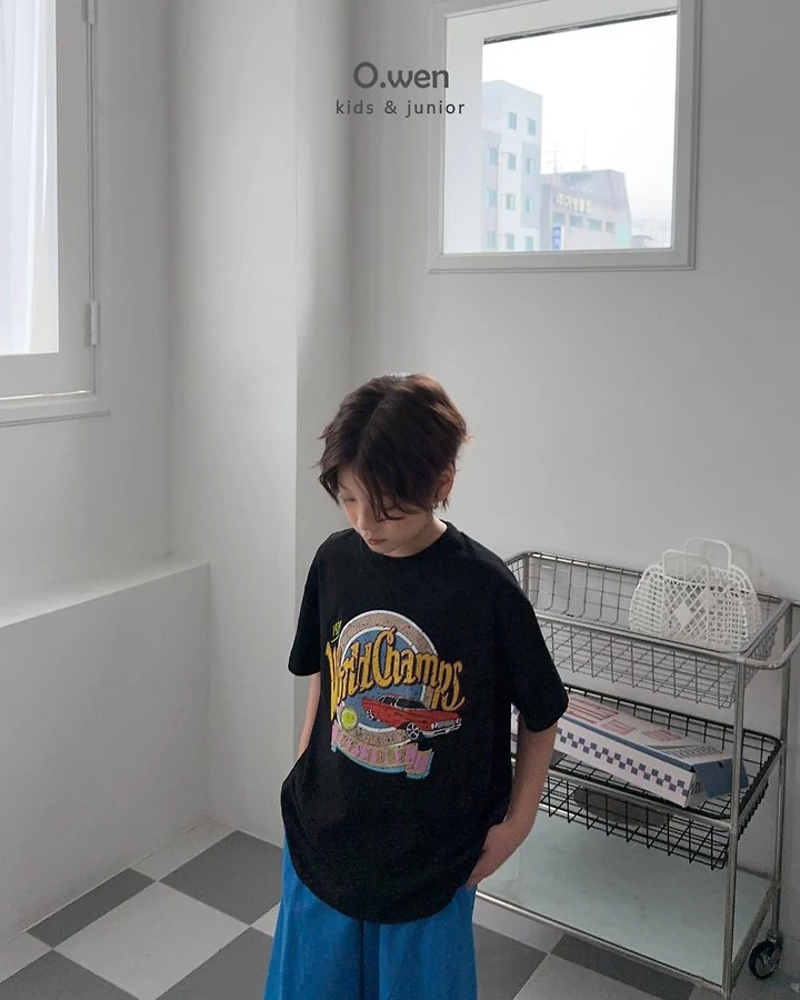 O Wen - Korean Children Fashion - #stylishchildhood - World Champ Short Sleeve Tee - 5