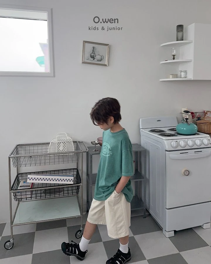 O Wen - Korean Children Fashion - #todddlerfashion - Cut Pigment Short Sleeve Tee - 9