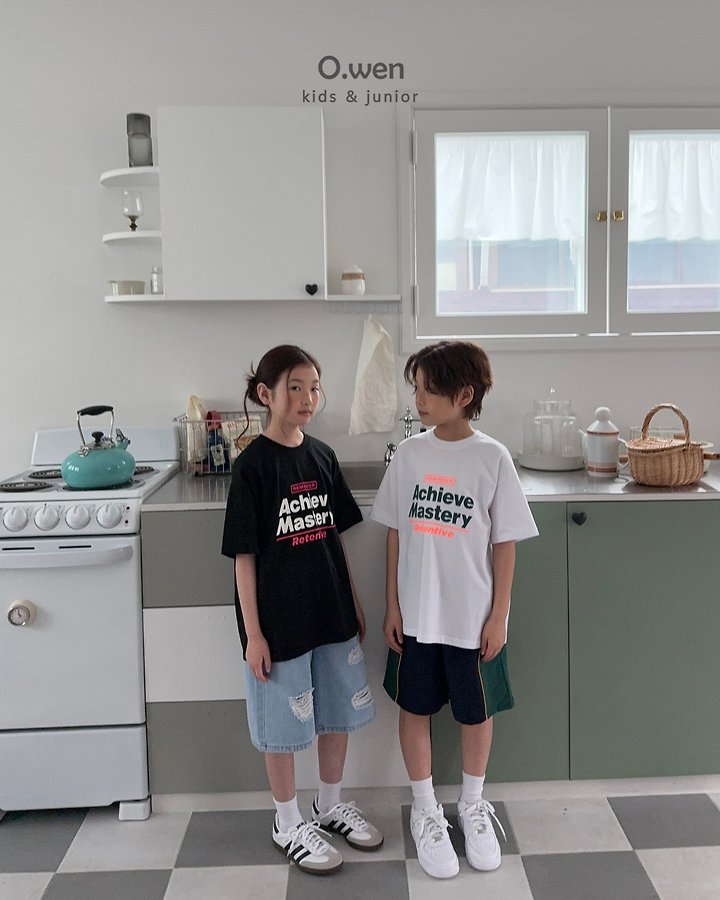 O Wen - Korean Children Fashion - #todddlerfashion - Reminder Short Sleeve Tee