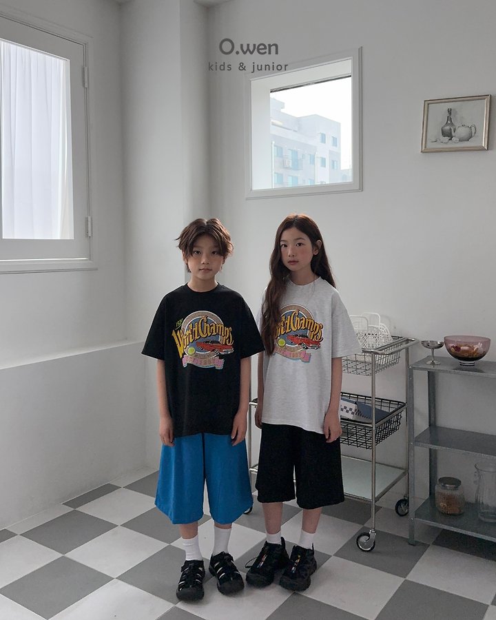 O Wen - Korean Children Fashion - #todddlerfashion - World Champ Short Sleeve Tee - 4