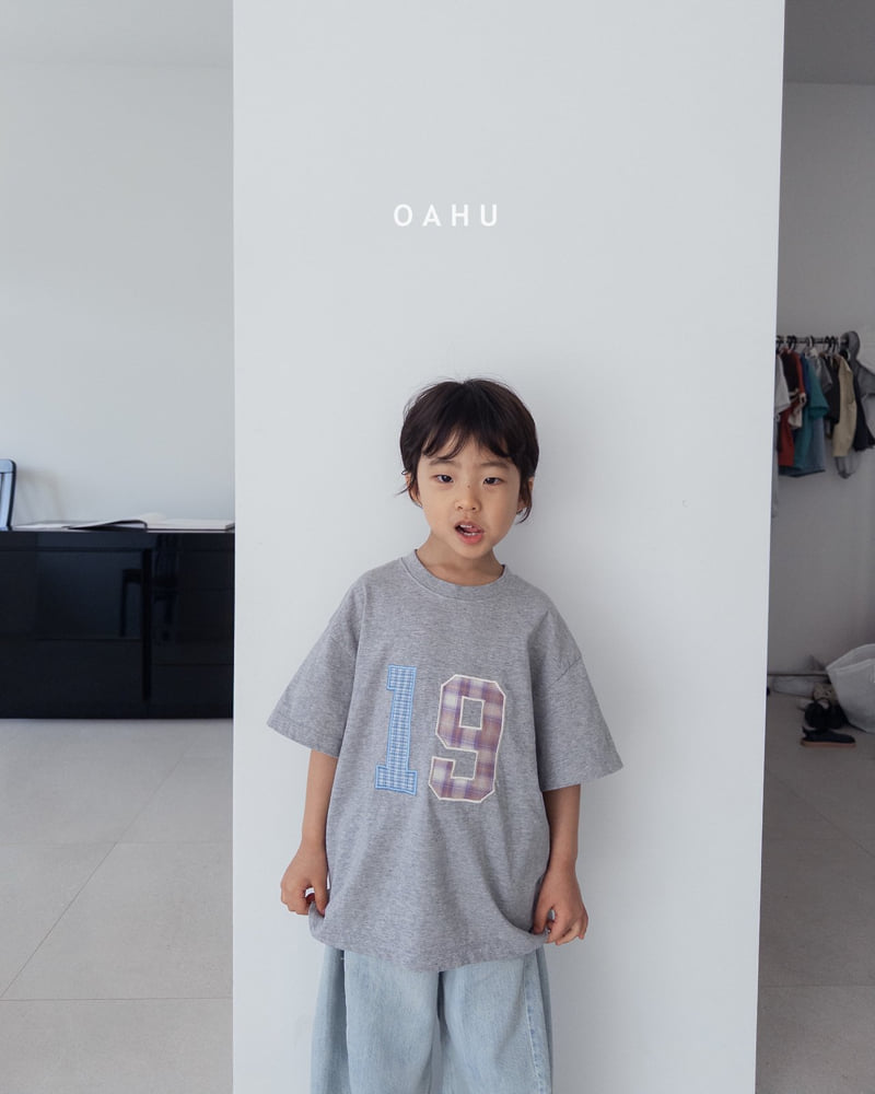 O'Ahu - Korean Children Fashion - #Kfashion4kids - Check Patch Tee - 9