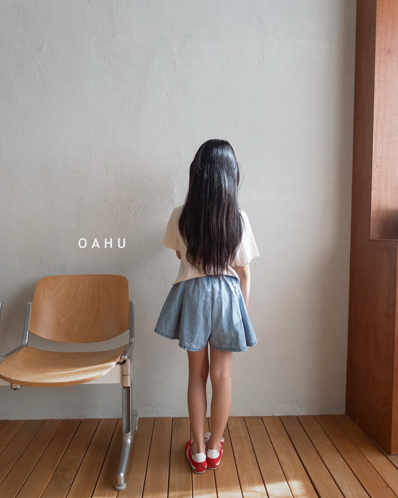 O'Ahu - Korean Children Fashion - #Kfashion4kids - Phoebe Denim Shorts - 6