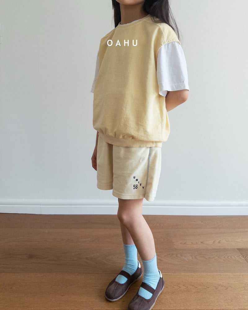 O'Ahu - Korean Children Fashion - #Kfashion4kids - Unit Terry Shorts - 10