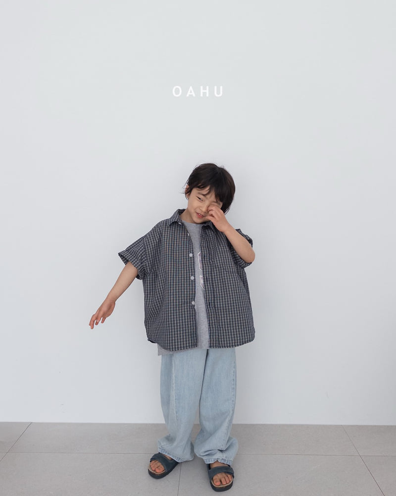 O'Ahu - Korean Children Fashion - #childofig - Low Curve Denim Pants - 5