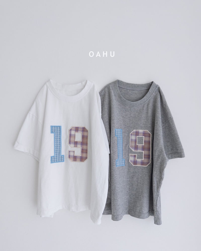 O'Ahu - Korean Children Fashion - #childrensboutique - Check Patch Tee - 2