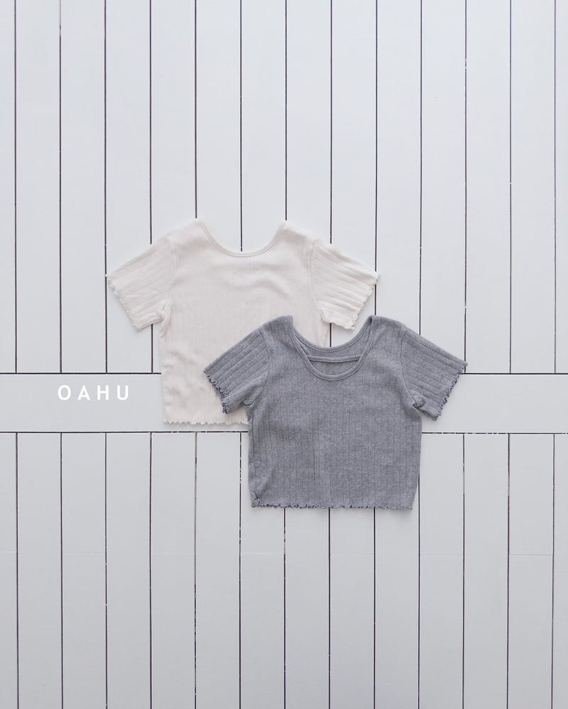 O'Ahu - Korean Children Fashion - #childrensboutique - Eyelet Valerie Tee