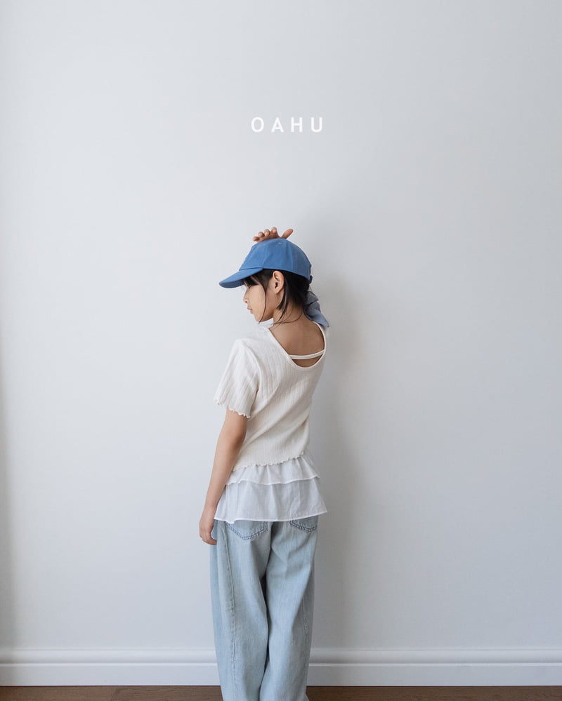 O'Ahu - Korean Children Fashion - #designkidswear - Eyelet Valerie Tee - 2