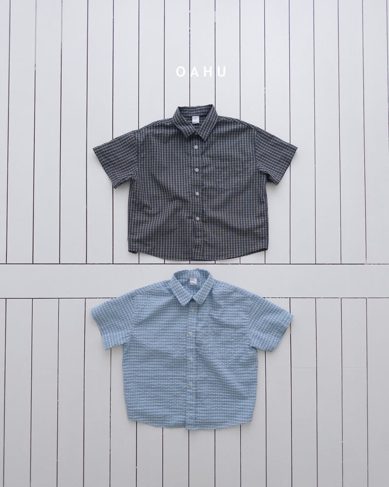 O'Ahu - Korean Children Fashion - #designkidswear - Sheer Check Shirt