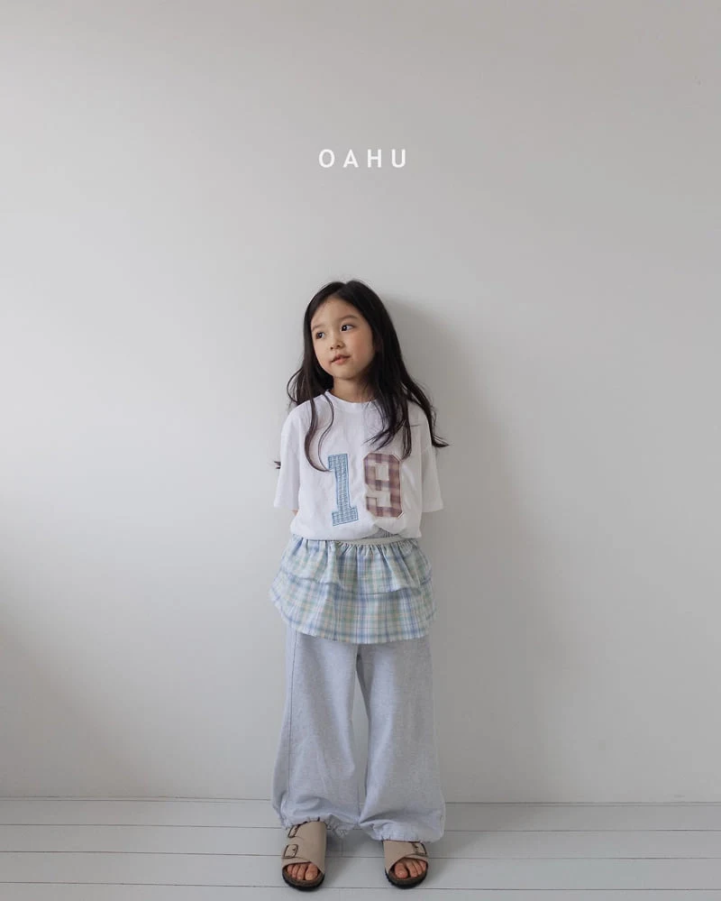 O'Ahu - Korean Children Fashion - #designkidswear - Check Patch Tee - 4