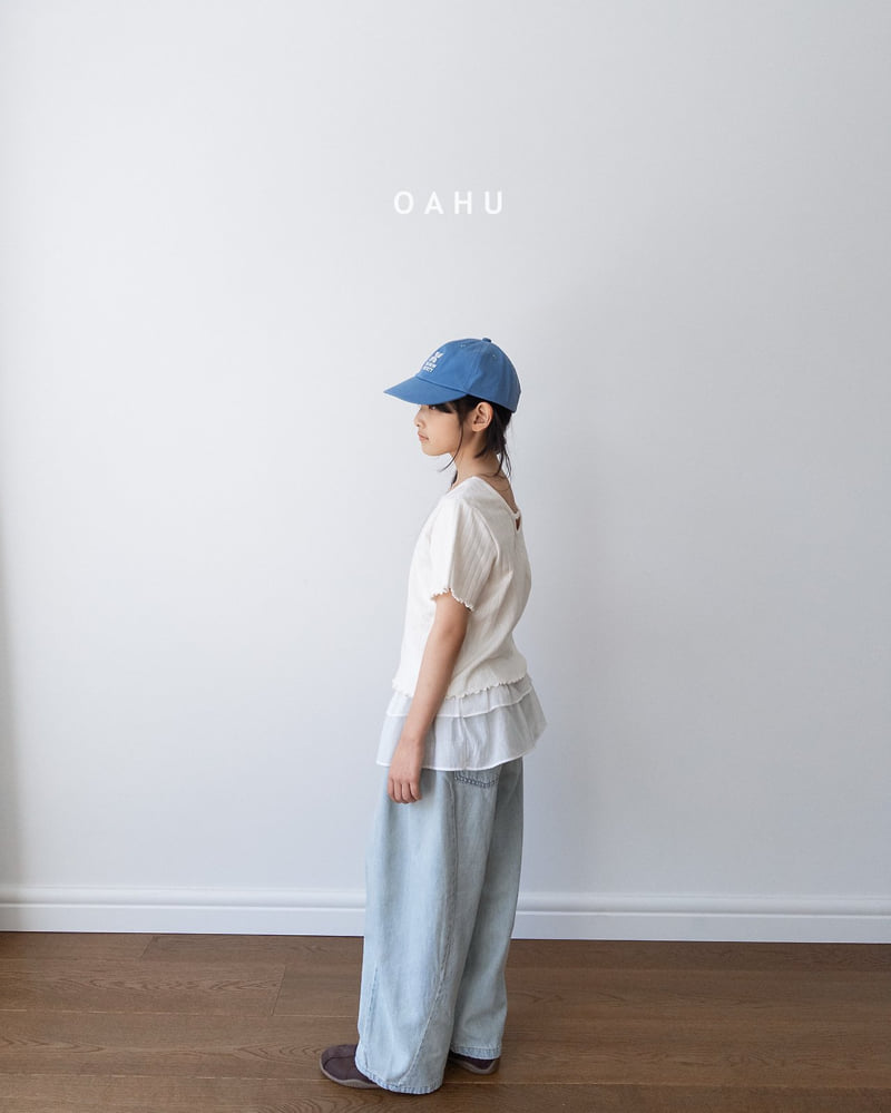 O'Ahu - Korean Children Fashion - #discoveringself - Eyelet Valerie Tee - 3