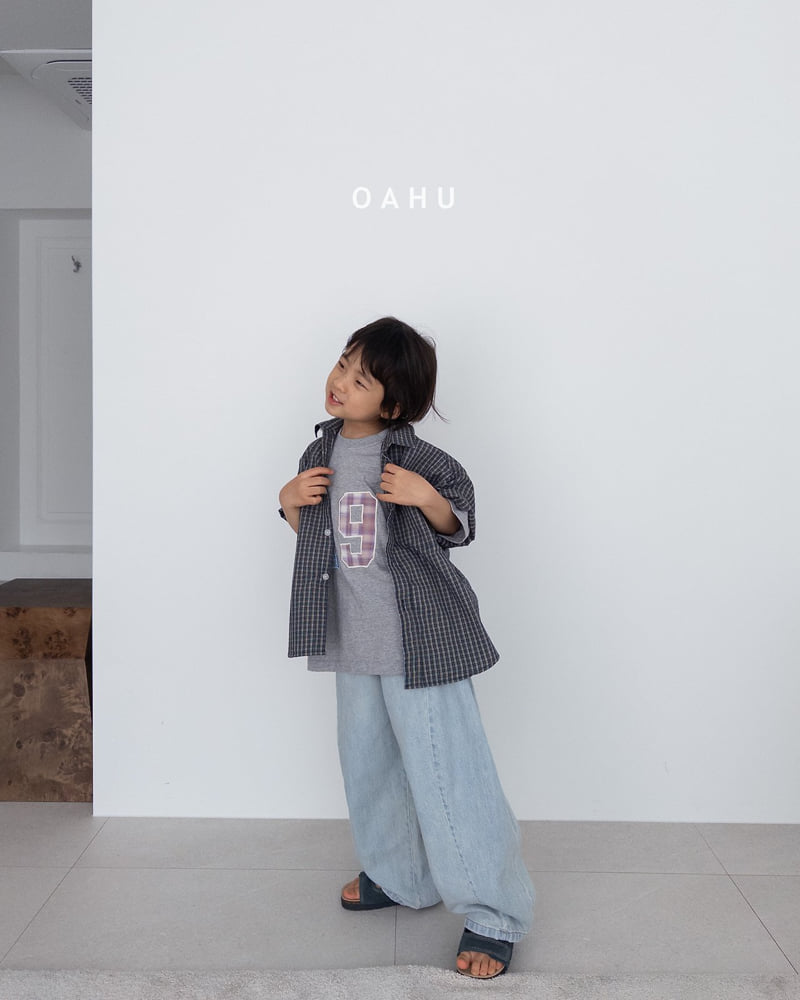 O'Ahu - Korean Children Fashion - #discoveringself - Low Curve Denim Pants - 8