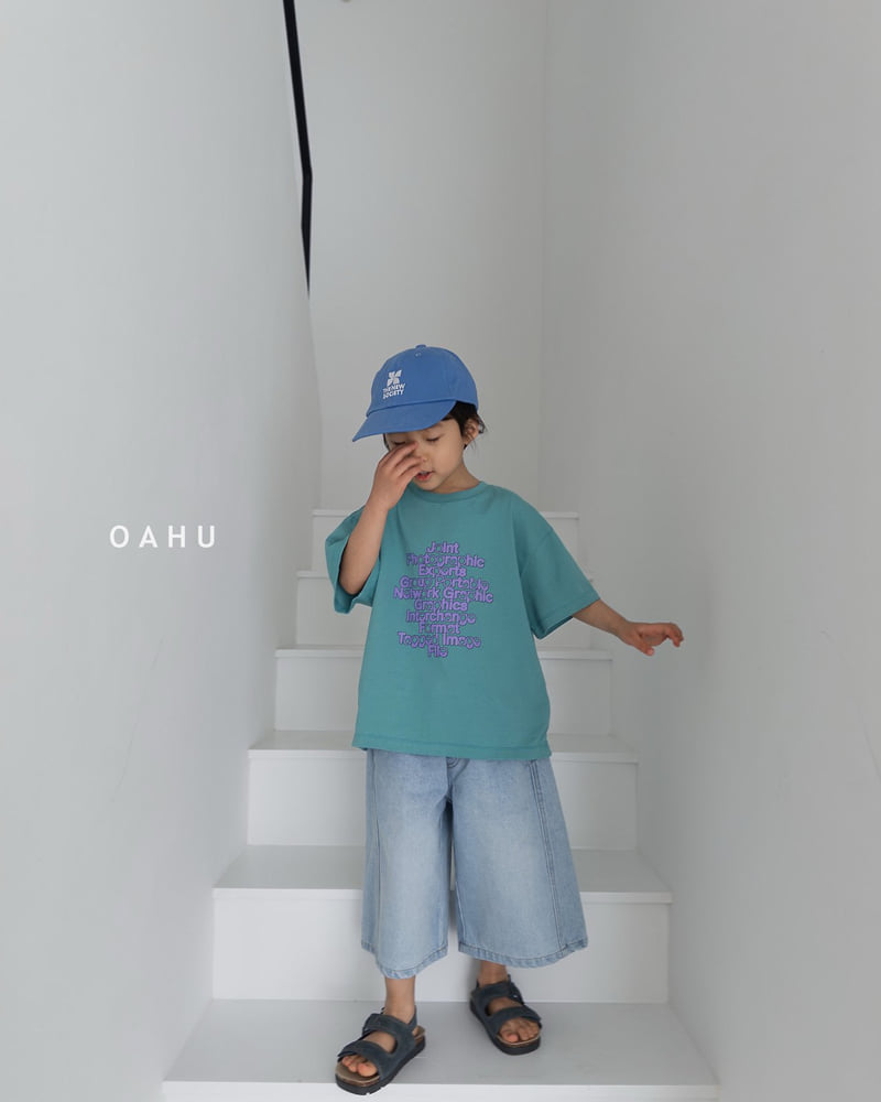 O'Ahu - Korean Children Fashion - #designkidswear - Code Bermuda Denim Pants - 4