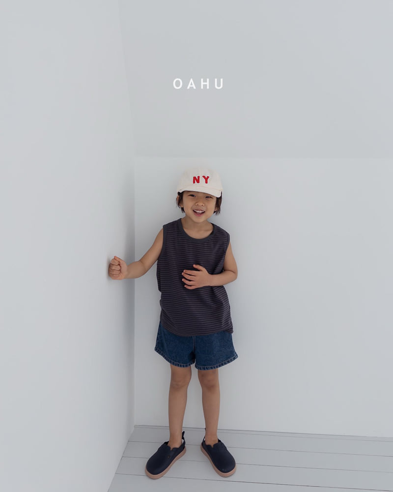 O'Ahu - Korean Children Fashion - #discoveringself - Kid Stripe Sleeveless - 3
