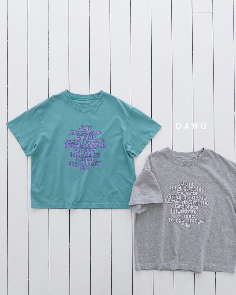 O'Ahu - Korean Children Fashion - #fashionkids - Alphabet Tee - 2