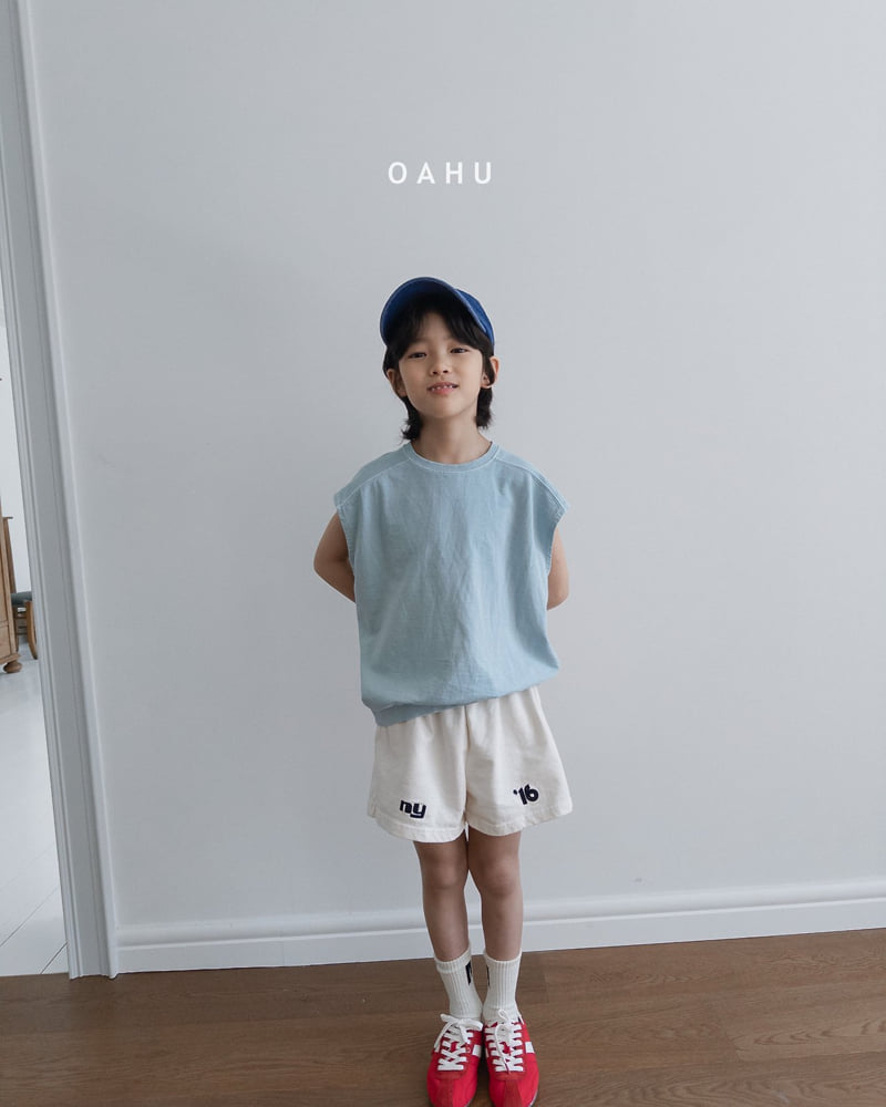 O'Ahu - Korean Children Fashion - #kidsshorts - NY Embroidery Shorts - 8