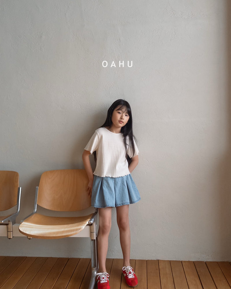 O'Ahu - Korean Children Fashion - #kidsshorts - Phoebe Denim Shorts - 3