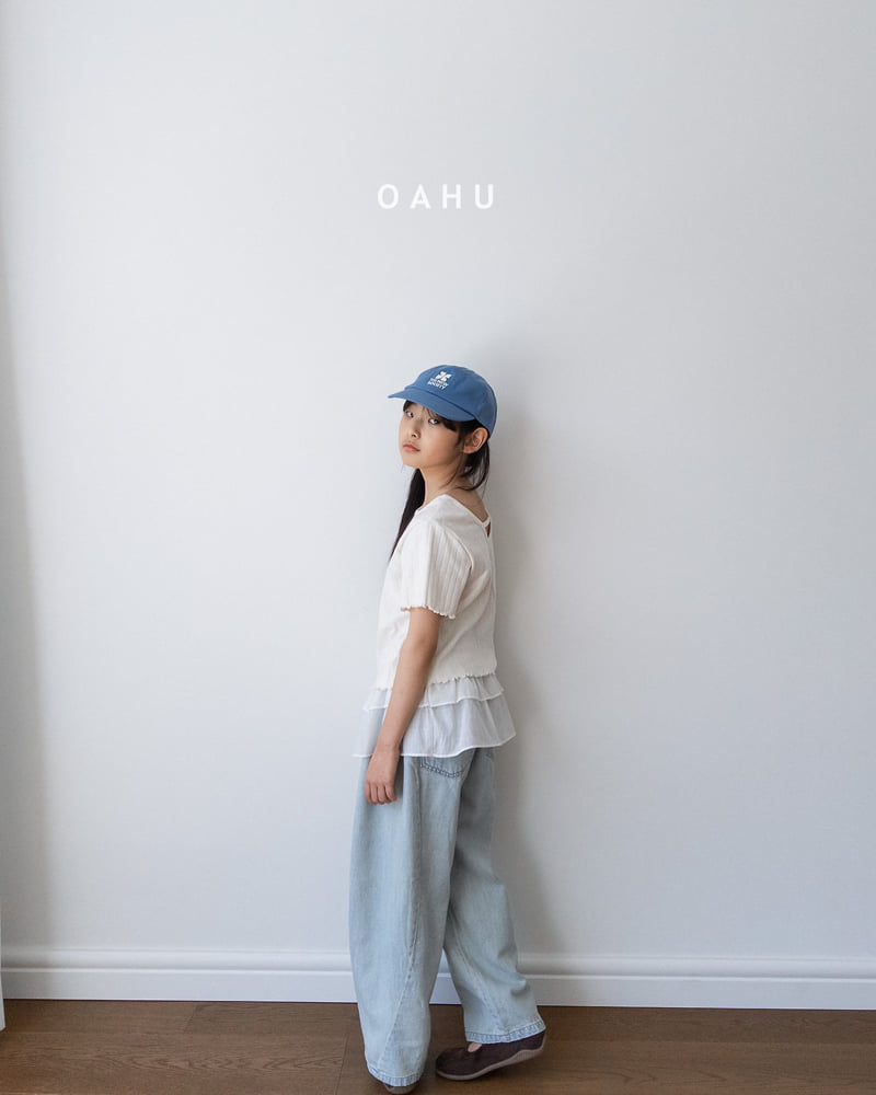O'Ahu - Korean Children Fashion - #kidsshorts - Low Curve Denim Pants - 10