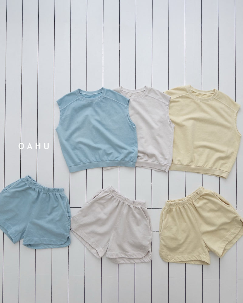 O'Ahu - Korean Children Fashion - #kidsstore - Mellow Dye Sleeveless - 2