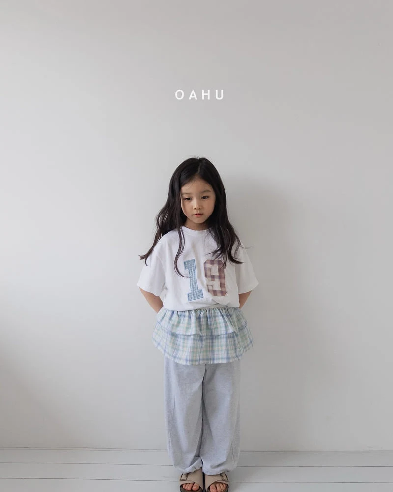 O'Ahu - Korean Children Fashion - #kidsstore - Check Patch Tee - 7