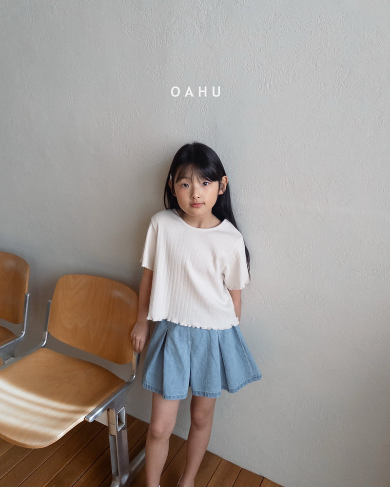 O'Ahu - Korean Children Fashion - #kidsshorts - Phoebe Denim Shorts - 4