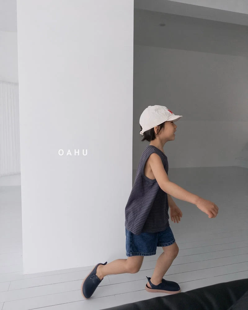 O'Ahu - Korean Children Fashion - #kidsstore - Kid Stripe Sleeveless - 6