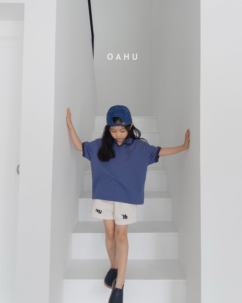 O'Ahu - Korean Children Fashion - #kidsstore - Brick Collar Tee - 3