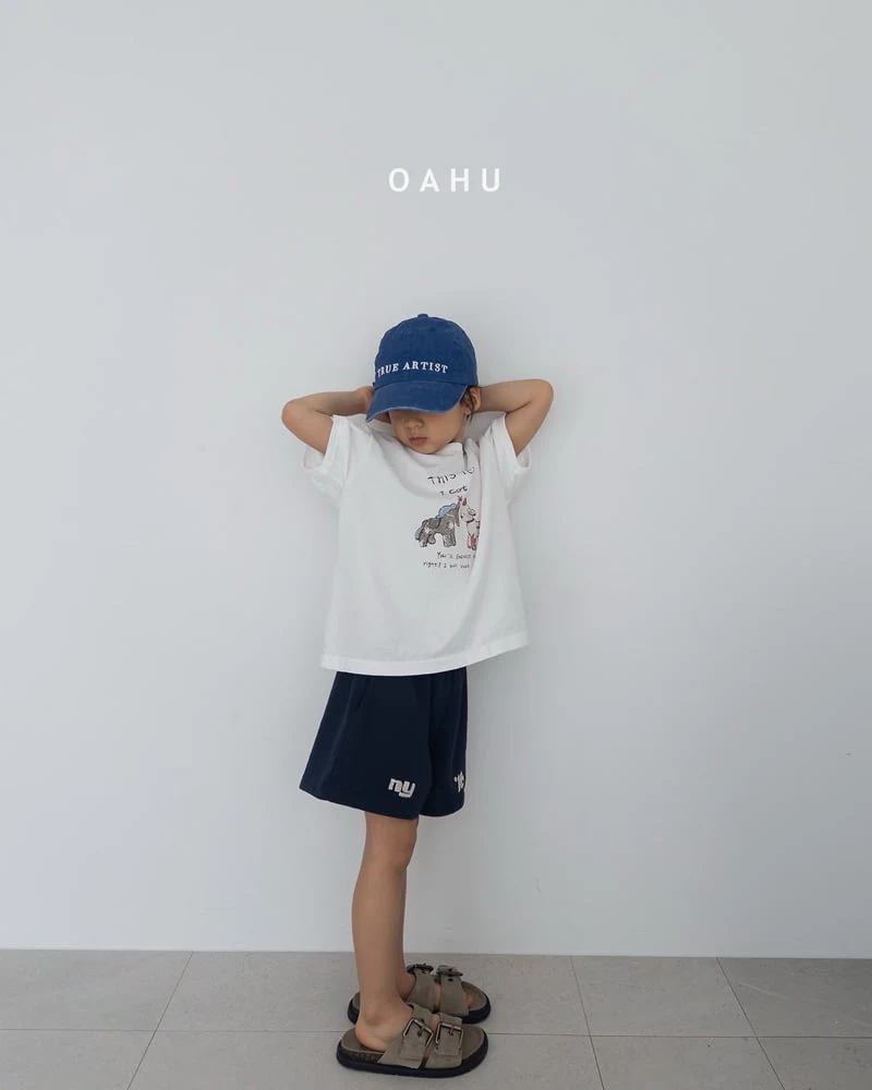 O'Ahu - Korean Children Fashion - #kidzfashiontrend - NY Embroidery Shorts - 10