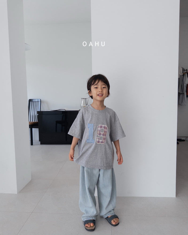 O'Ahu - Korean Children Fashion - #kidzfashiontrend - Check Patch Tee - 8