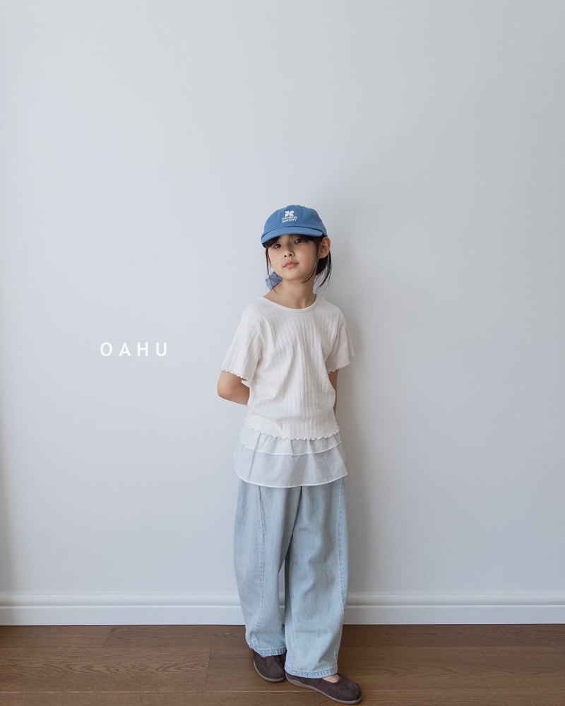 O'Ahu - Korean Children Fashion - #kidzfashiontrend - Eyelet Valerie Tee - 7