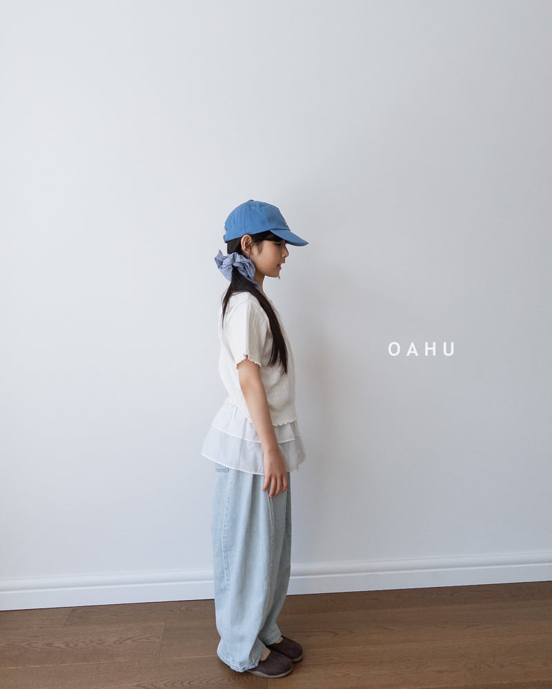 O'Ahu - Korean Children Fashion - #kidzfashiontrend - Low Curve Denim Pants - 12
