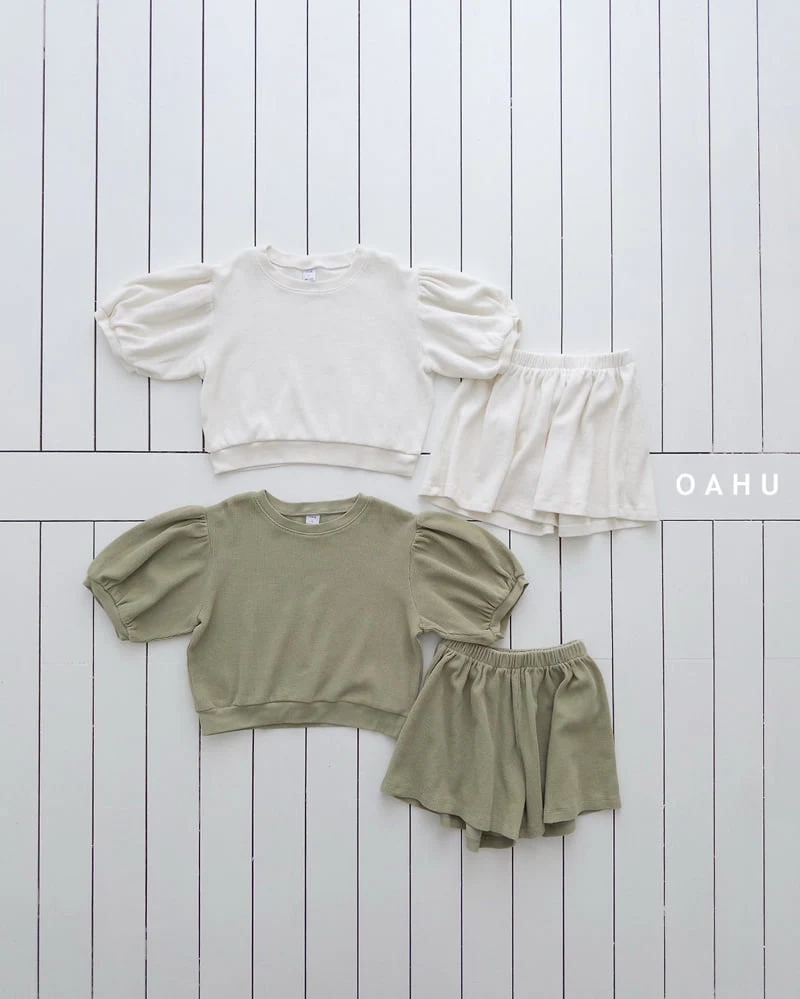 O'Ahu - Korean Children Fashion - #littlefashionista - Bloom Waffle Set