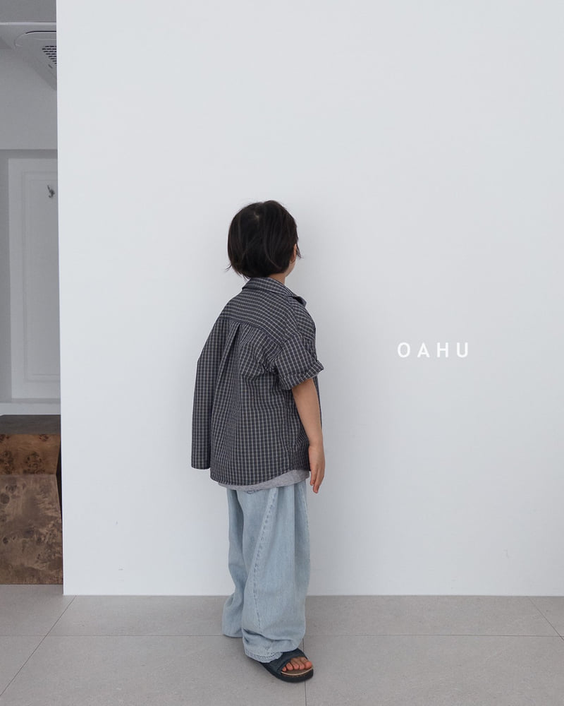 O'Ahu - Korean Children Fashion - #littlefashionista - Sheer Check Shirt - 8