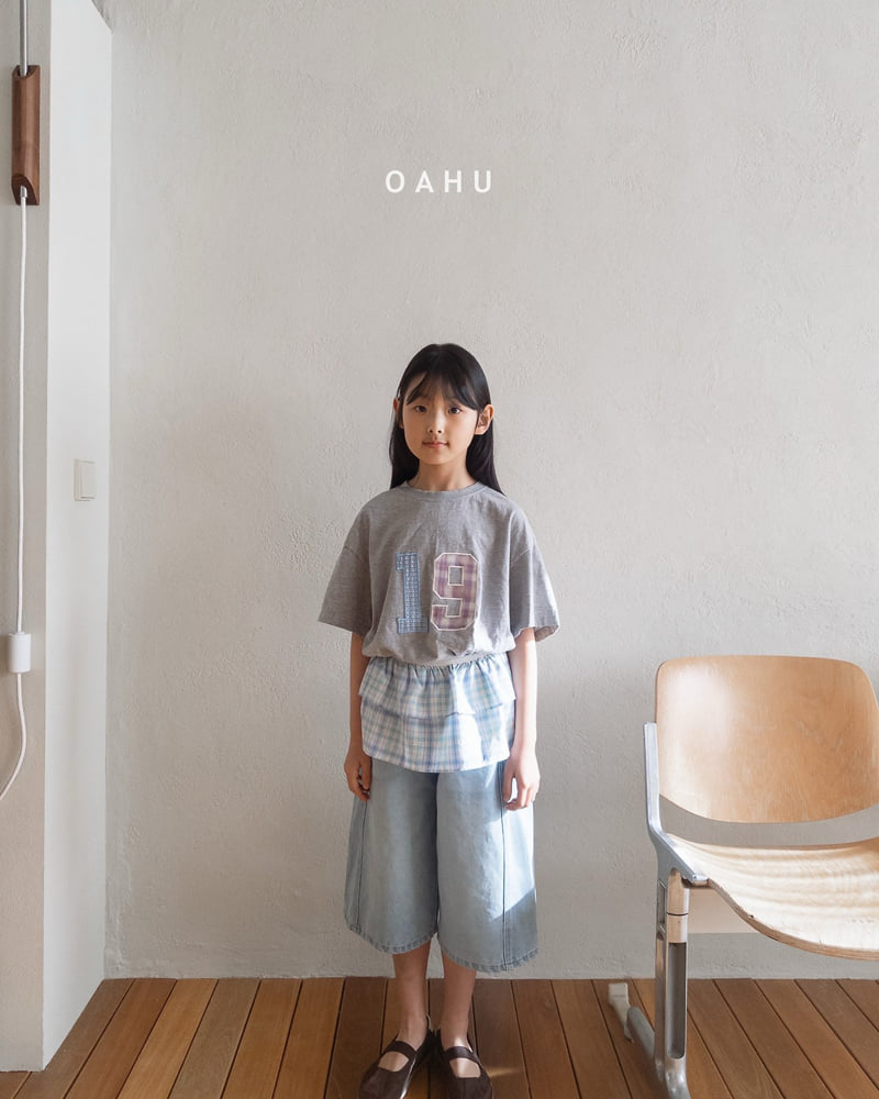 O'Ahu - Korean Children Fashion - #magicofchildhood - Check Patch Tee - 11