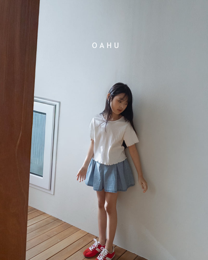 O'Ahu - Korean Children Fashion - #magicofchildhood - Phoebe Denim Shorts - 8
