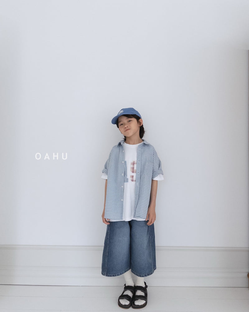 O'Ahu - Korean Children Fashion - #magicofchildhood - Code Bermuda Denim Pants - 11
