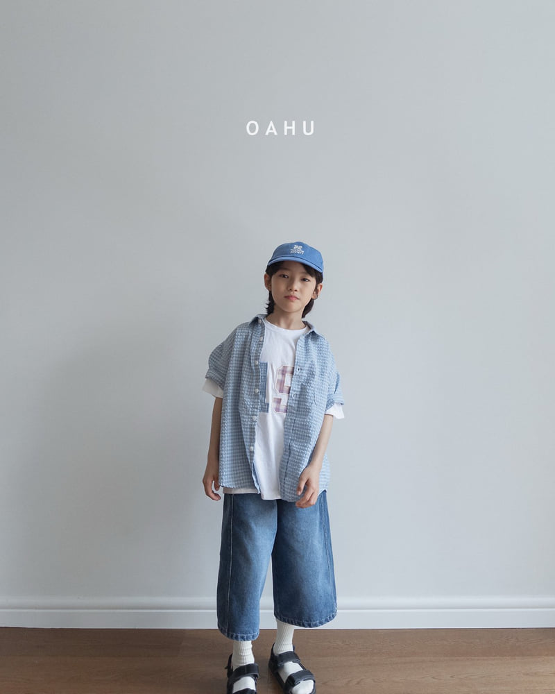 O'Ahu - Korean Children Fashion - #minifashionista - Sheer Check Shirt - 10