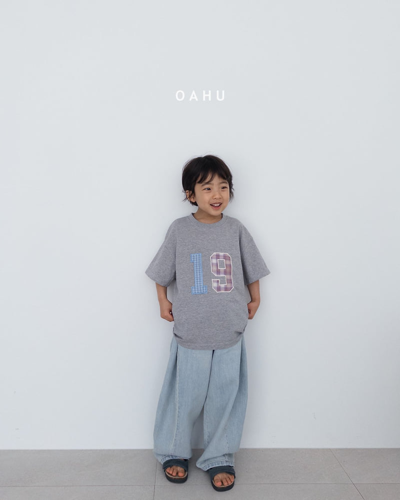 O'Ahu - Korean Children Fashion - #prettylittlegirls - Low Curve Denim Pants - 3
