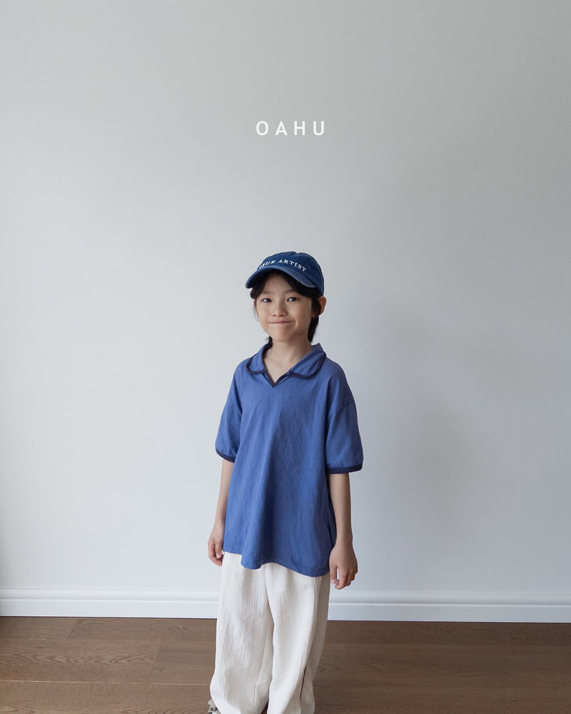 O'Ahu - Korean Children Fashion - #stylishchildhood - Brick Collar Tee - 12