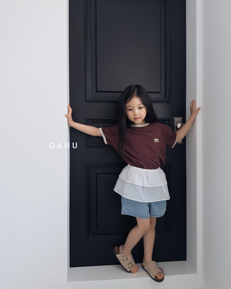 O'Ahu - Korean Children Fashion - #todddlerfashion - Layered Skirt - 8