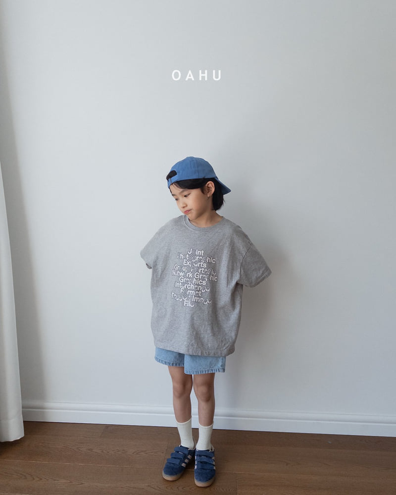O'Ahu - Korean Women Fashion - #momslook - Alphabet Tee - 10