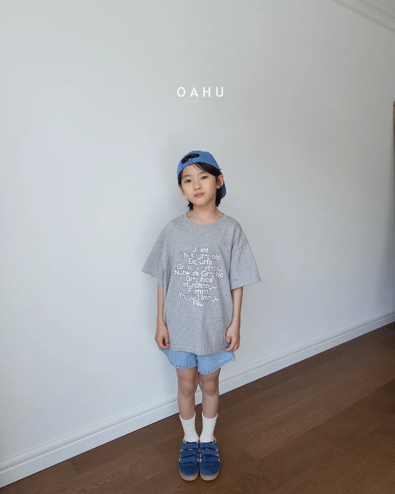 O'Ahu - Korean Women Fashion - #momslook - Alphabet Tee - 12