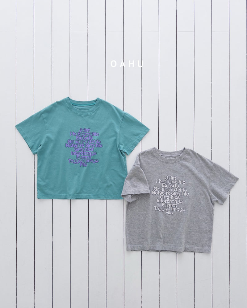 O'Ahu - Korean Women Fashion - #restrostyle - Alphabet Tee