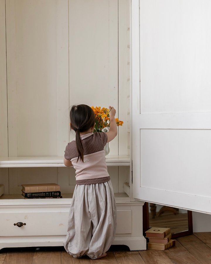 Oatmeal - Korean Children Fashion - #Kfashion4kids - Aladdin Pants - 12