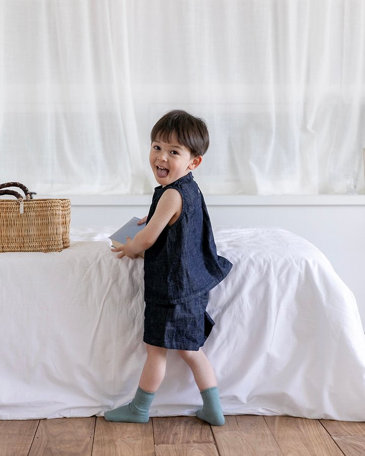 Oatmeal - Korean Children Fashion - #Kfashion4kids - Daily Denim Set - 9