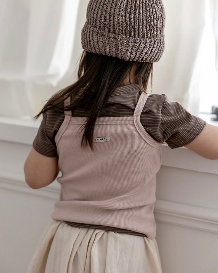 Oatmeal - Korean Children Fashion - #Kfashion4kids - Linen Beanie - 8