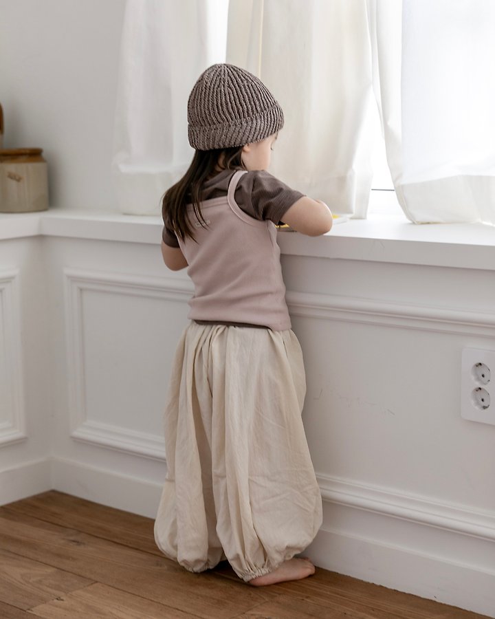 Oatmeal - Korean Children Fashion - #childofig - Bear Sleeveless - 7