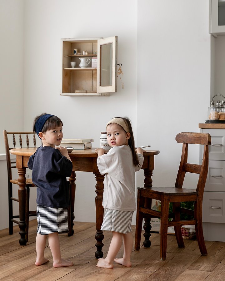 Oatmeal - Korean Children Fashion - #childofig - Mini Style Shorts - 8