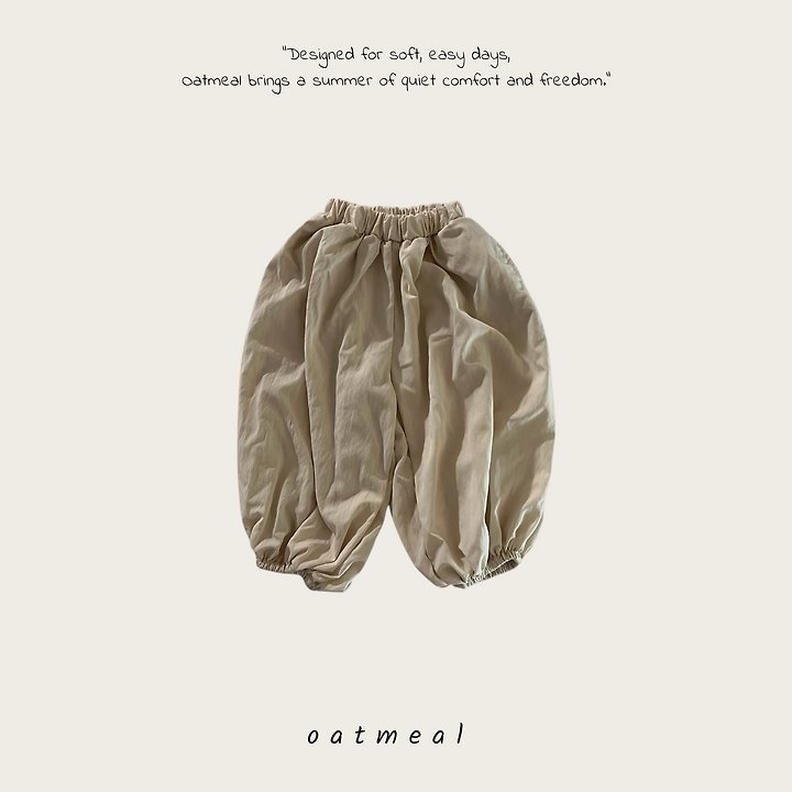 Oatmeal - Korean Children Fashion - #stylishchildhood - Aladdin Pants - 4