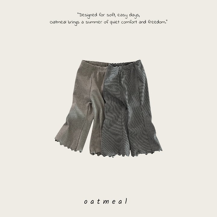 Oatmeal - Korean Children Fashion - #childrensboutique - Reina Bootcut Pants - 6